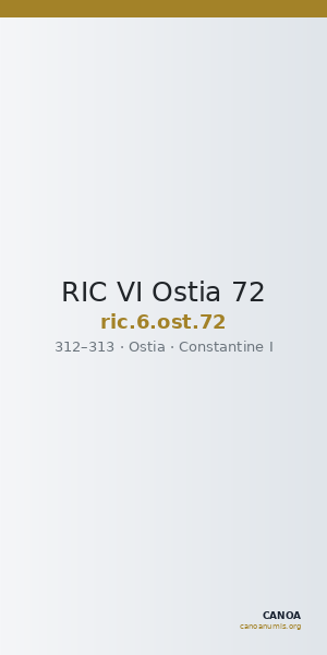 RIC VI Ostia 72 — CANOA