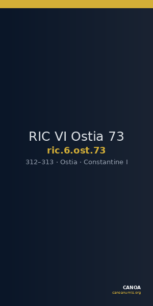 RIC VI Ostia 73 — CANOA