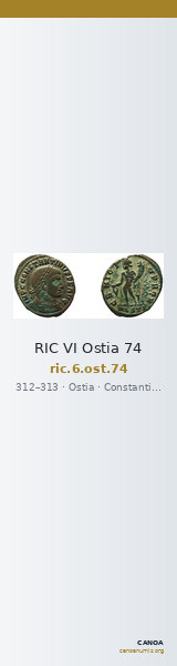 RIC VI Ostia 74 — CANOA