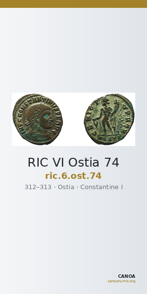 RIC VI Ostia 74 — CANOA