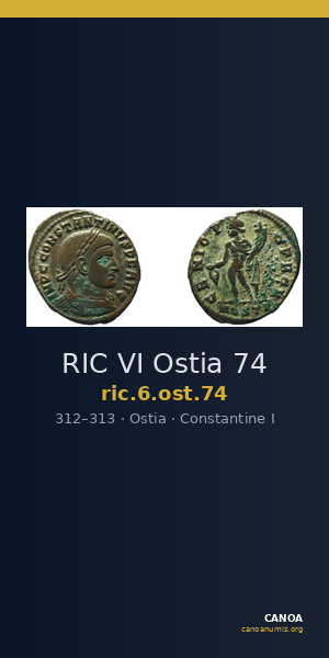 RIC VI Ostia 74 — CANOA