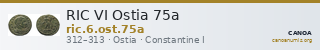 RIC VI Ostia 75a — CANOA