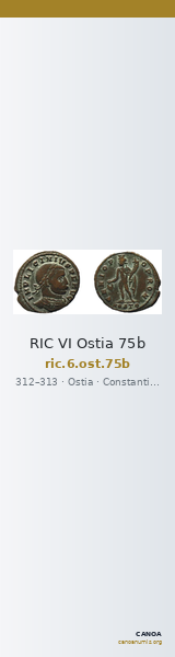 RIC VI Ostia 75b — CANOA