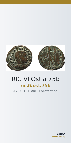 RIC VI Ostia 75b — CANOA