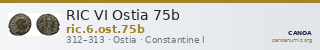 RIC VI Ostia 75b — CANOA