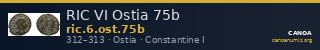 RIC VI Ostia 75b — CANOA