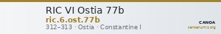RIC VI Ostia 77b — CANOA