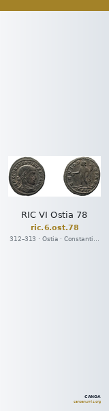 RIC VI Ostia 78 — CANOA