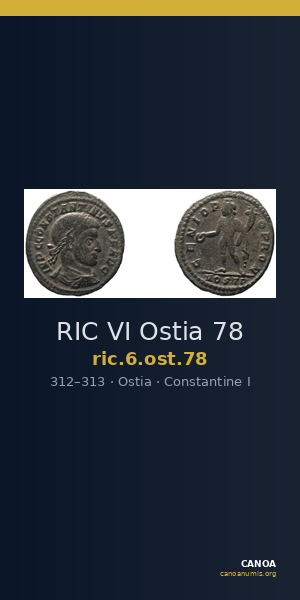 RIC VI Ostia 78 — CANOA