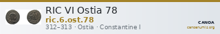 RIC VI Ostia 78 — CANOA
