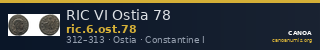 RIC VI Ostia 78 — CANOA