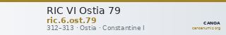 RIC VI Ostia 79 — CANOA