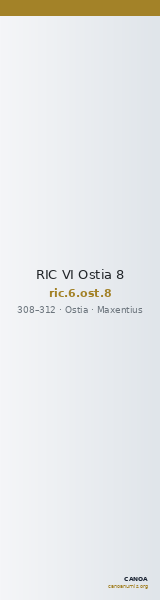 RIC VI Ostia 8 — CANOA