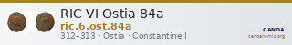 RIC VI Ostia 84a — CANOA