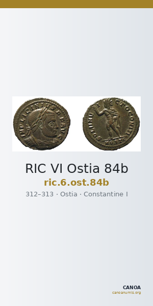 RIC VI Ostia 84b — CANOA