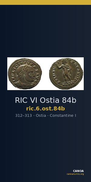 RIC VI Ostia 84b — CANOA
