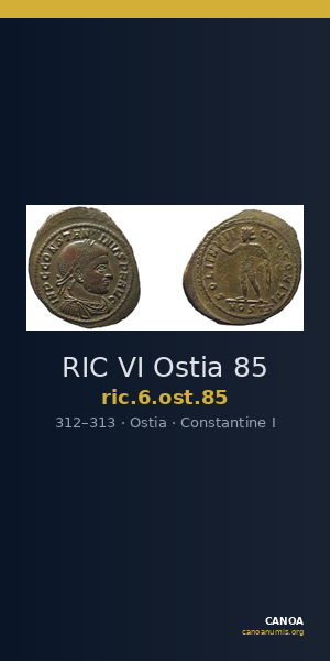 RIC VI Ostia 85 — CANOA