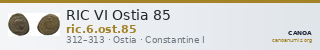 RIC VI Ostia 85 — CANOA