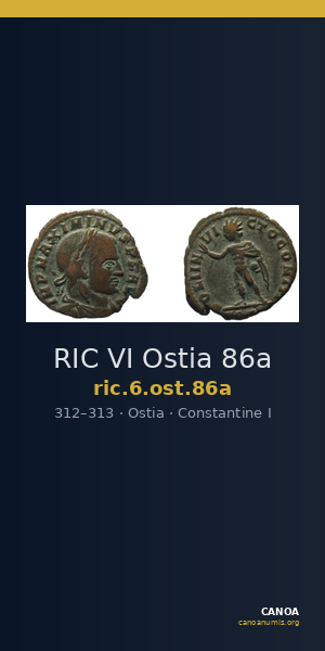 RIC VI Ostia 86a — CANOA