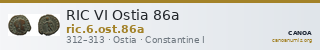 RIC VI Ostia 86a — CANOA