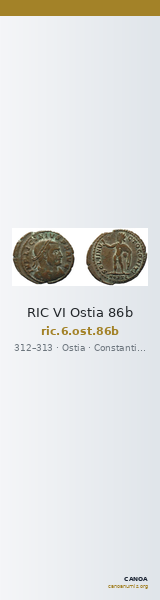 RIC VI Ostia 86b — CANOA