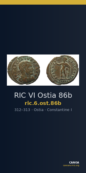 RIC VI Ostia 86b — CANOA