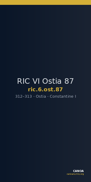 RIC VI Ostia 87 — CANOA