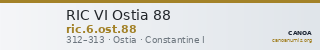 RIC VI Ostia 88 — CANOA