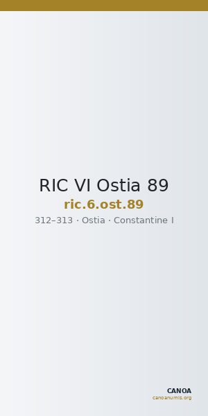 RIC VI Ostia 89 — CANOA