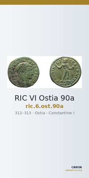 RIC VI Ostia 90a — CANOA