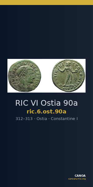 RIC VI Ostia 90a — CANOA