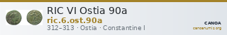RIC VI Ostia 90a — CANOA