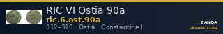 RIC VI Ostia 90a — CANOA