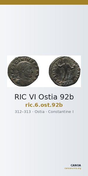 RIC VI Ostia 92b — CANOA