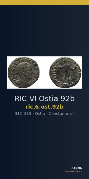 RIC VI Ostia 92b — CANOA