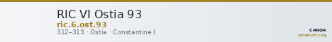 RIC VI Ostia 93 — CANOA