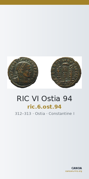 RIC VI Ostia 94 — CANOA