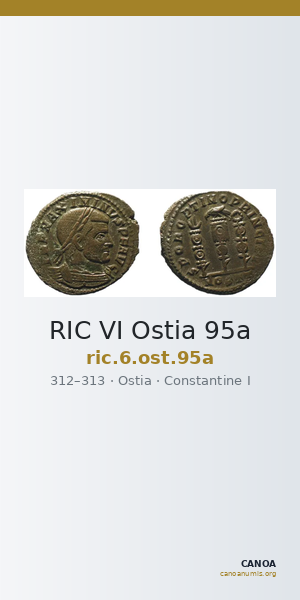 RIC VI Ostia 95a — CANOA