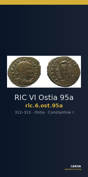 RIC VI Ostia 95a — CANOA