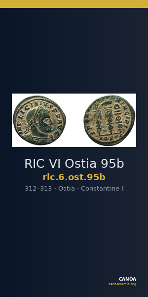 RIC VI Ostia 95b — CANOA
