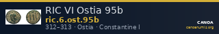 RIC VI Ostia 95b — CANOA