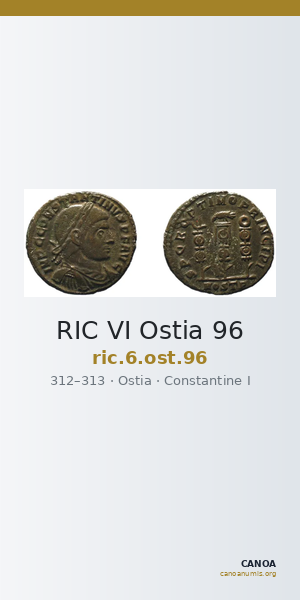 RIC VI Ostia 96 — CANOA