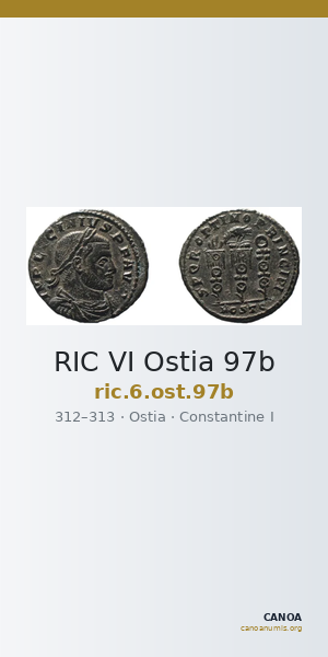 RIC VI Ostia 97b — CANOA