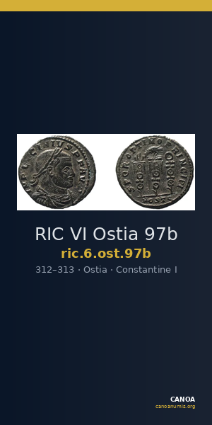 RIC VI Ostia 97b — CANOA