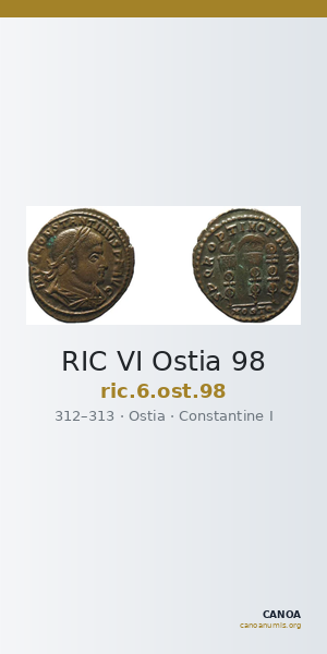 RIC VI Ostia 98 — CANOA