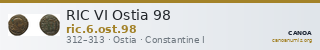 RIC VI Ostia 98 — CANOA