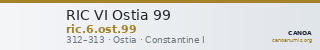 RIC VI Ostia 99 — CANOA