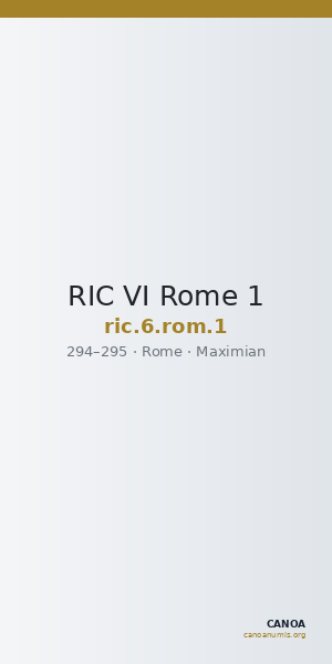 RIC VI Rome 1 — CANOA