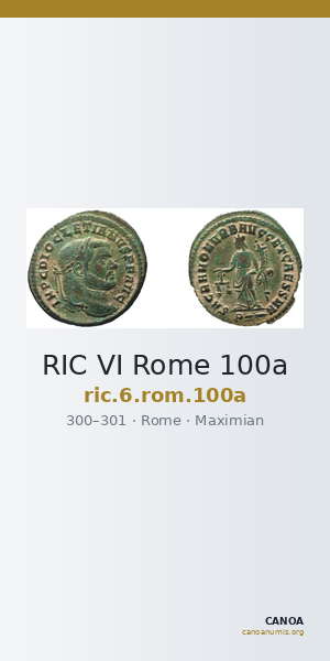 RIC VI Rome 100a — CANOA