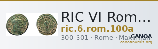RIC VI Rome 100a — CANOA